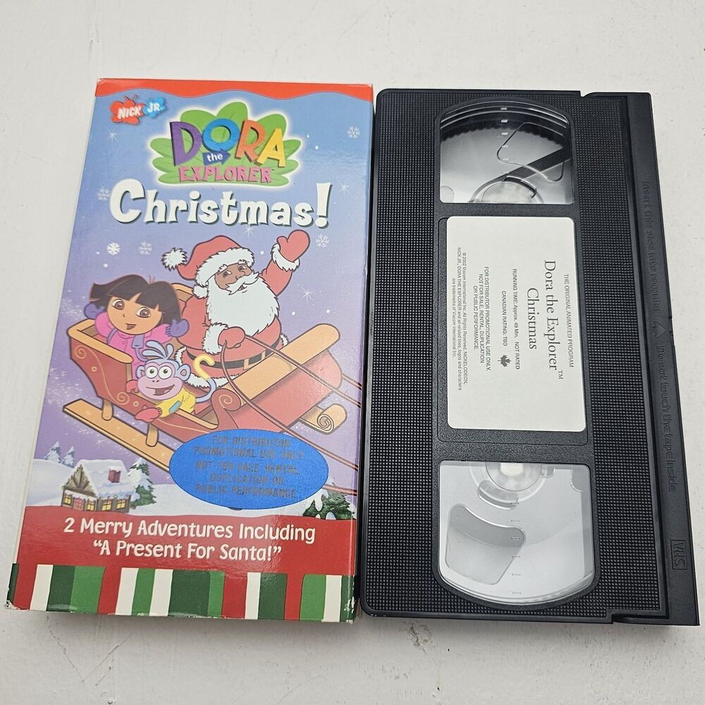 Nick Jr. Dora the Explorer Christmas! VHS Promotional Bonus Episode NTSC G 2004